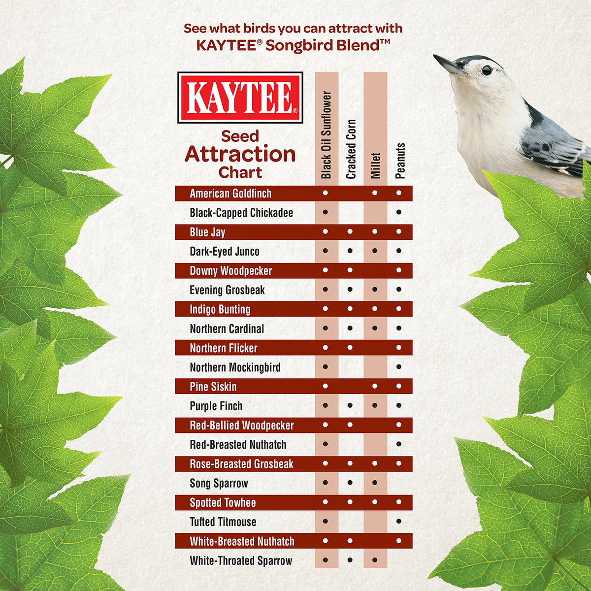Kaytee Wild Bird Songbird Blend Food Seed, 7 Pound-UPStoxs