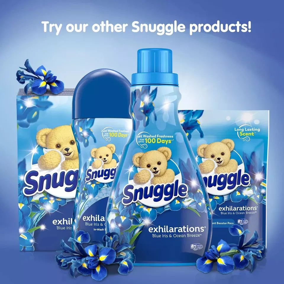 Snuggle Scent Boosters Pacs, Blue Iris and Ocean Breeze, 115 ct.